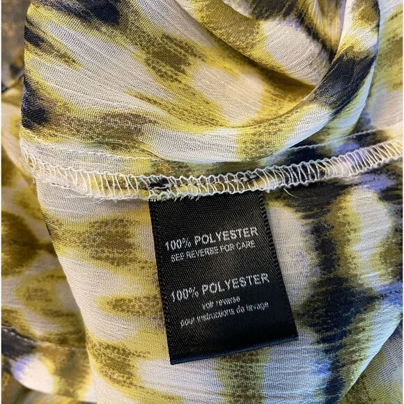 PJK Patterson J. Kincaid Bow Front Shirt M - Picture 7 of 8